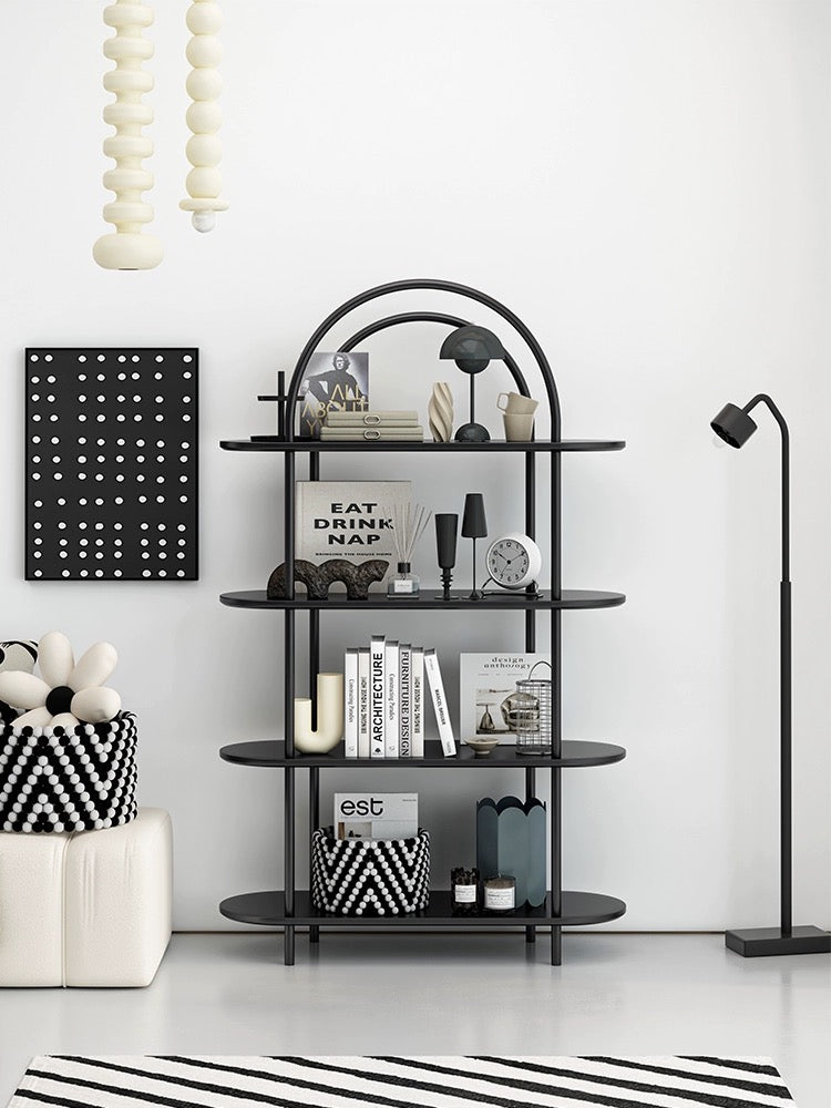 Nordic Style Minimalist Modern Iron Display Shelf Storage Rack