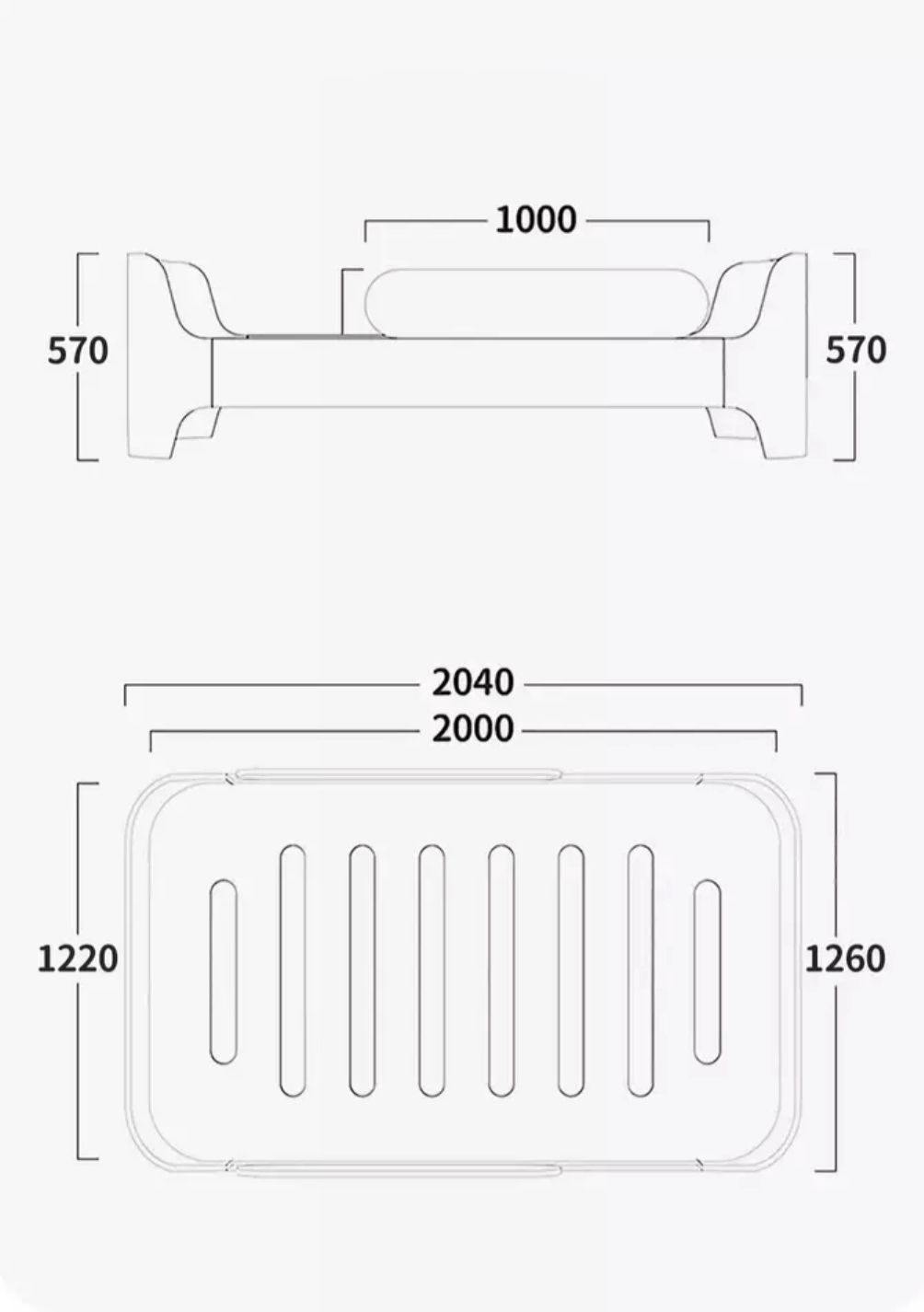 Solid Wood Safety Guard Children's Bed