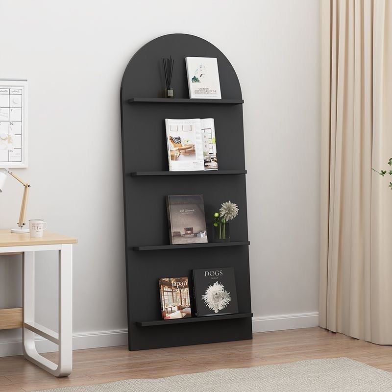 Nordic Style Black Floor Bookshelf