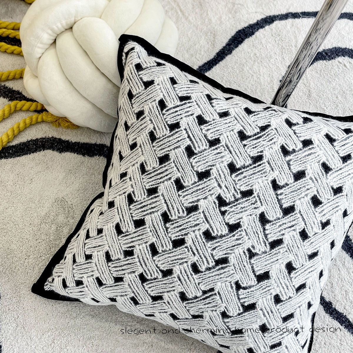 Nordic Luxury Throw Pillow