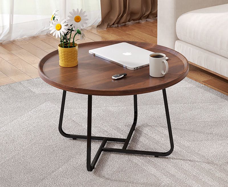 Nordic Style Minimalist Round Coffee Table Set