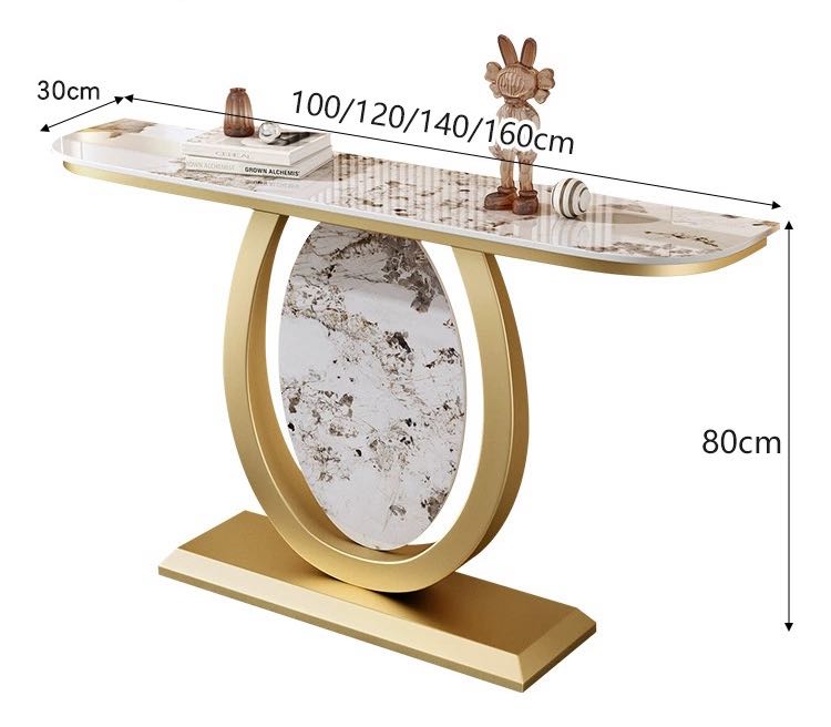 Deluxe European-style Rock Panel Metal Entryway Cabinet