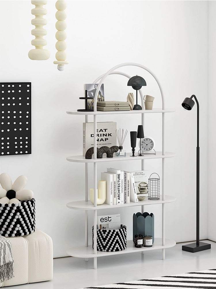 Nordic Style Minimalist Modern Iron Display Shelf Storage Rack