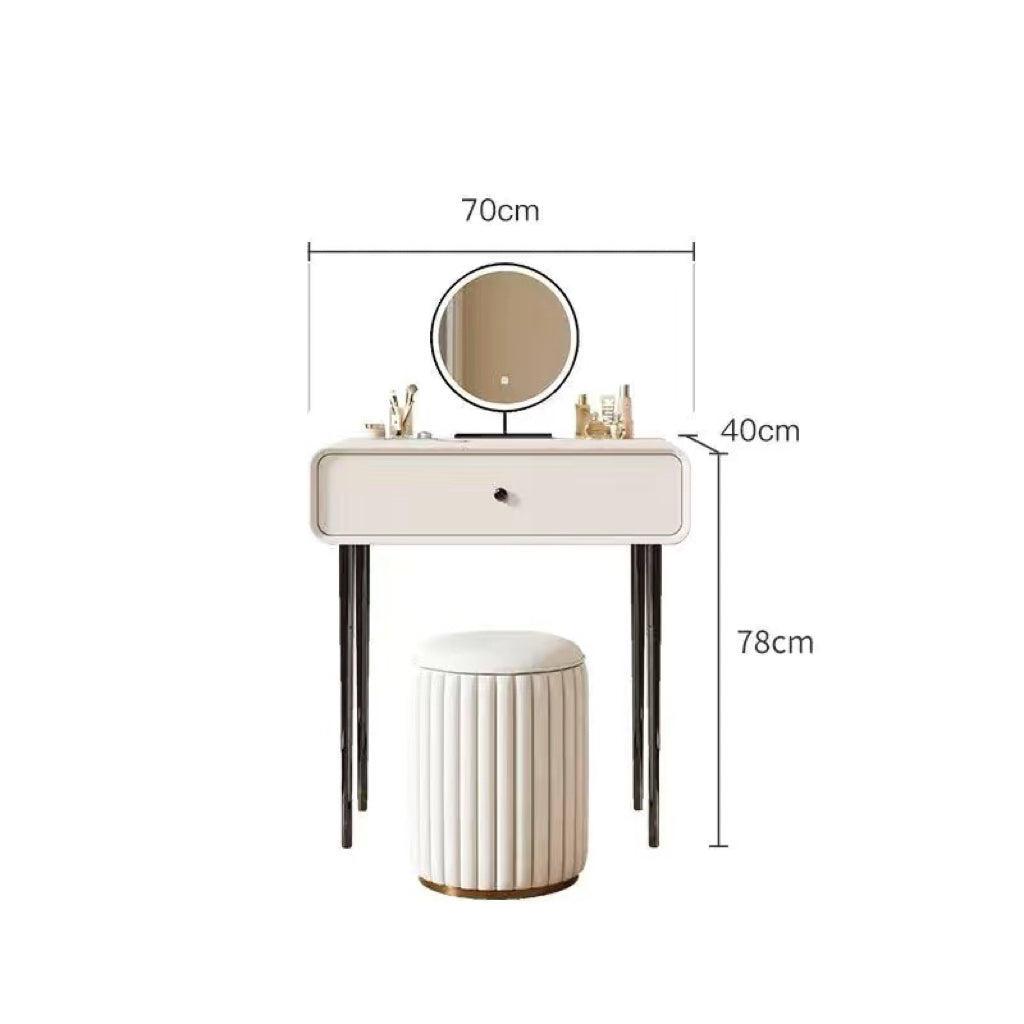 Nordic Style Cream White Dressing Table
