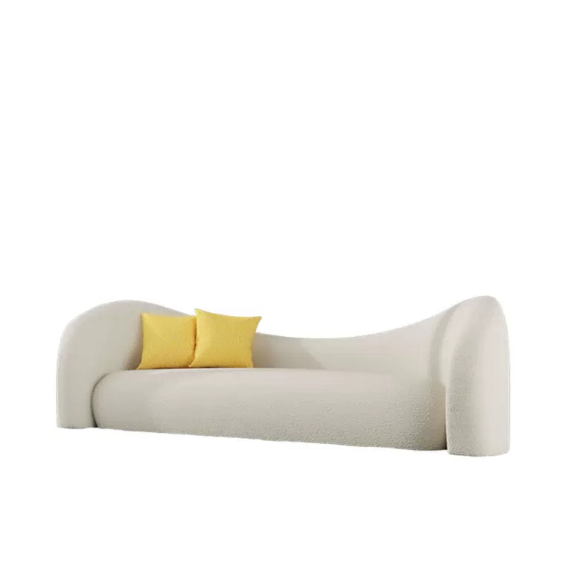 Nordic Style Minimalist Sofa and Coffee Table Combo