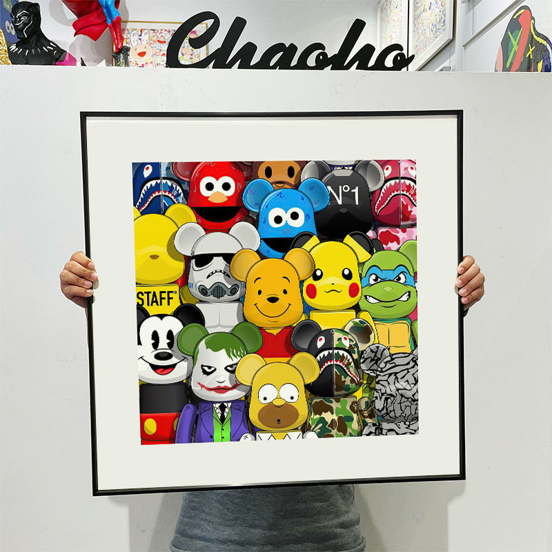 Children's Playful Decorative Art Print