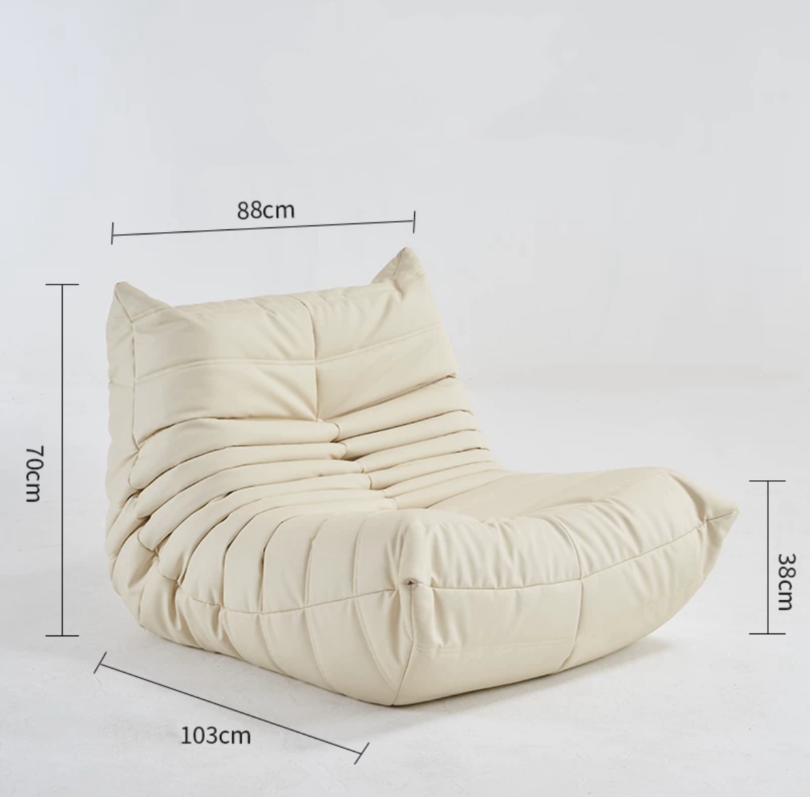 Nordic Style Caterpillar Single Sofa