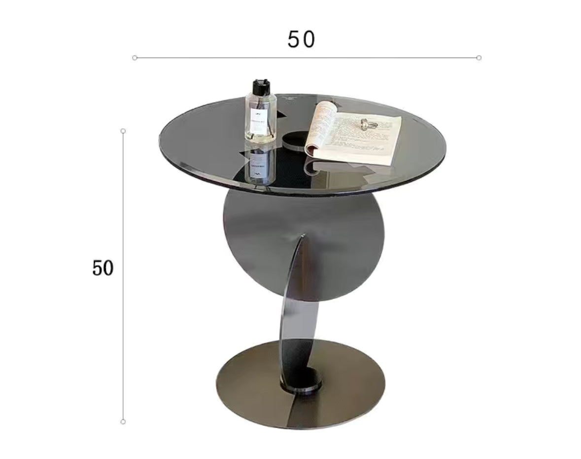 Artistic Style Tempered Glass Coffee Table
