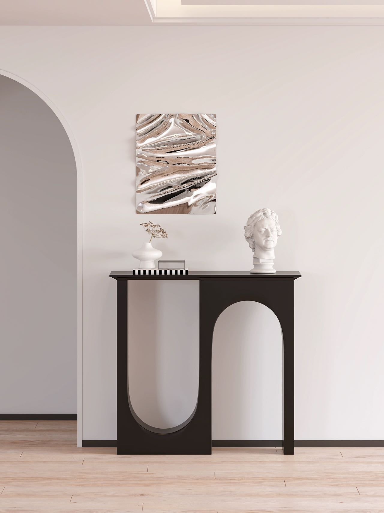 Nordic Style Artistic Minimalist Entry Way
