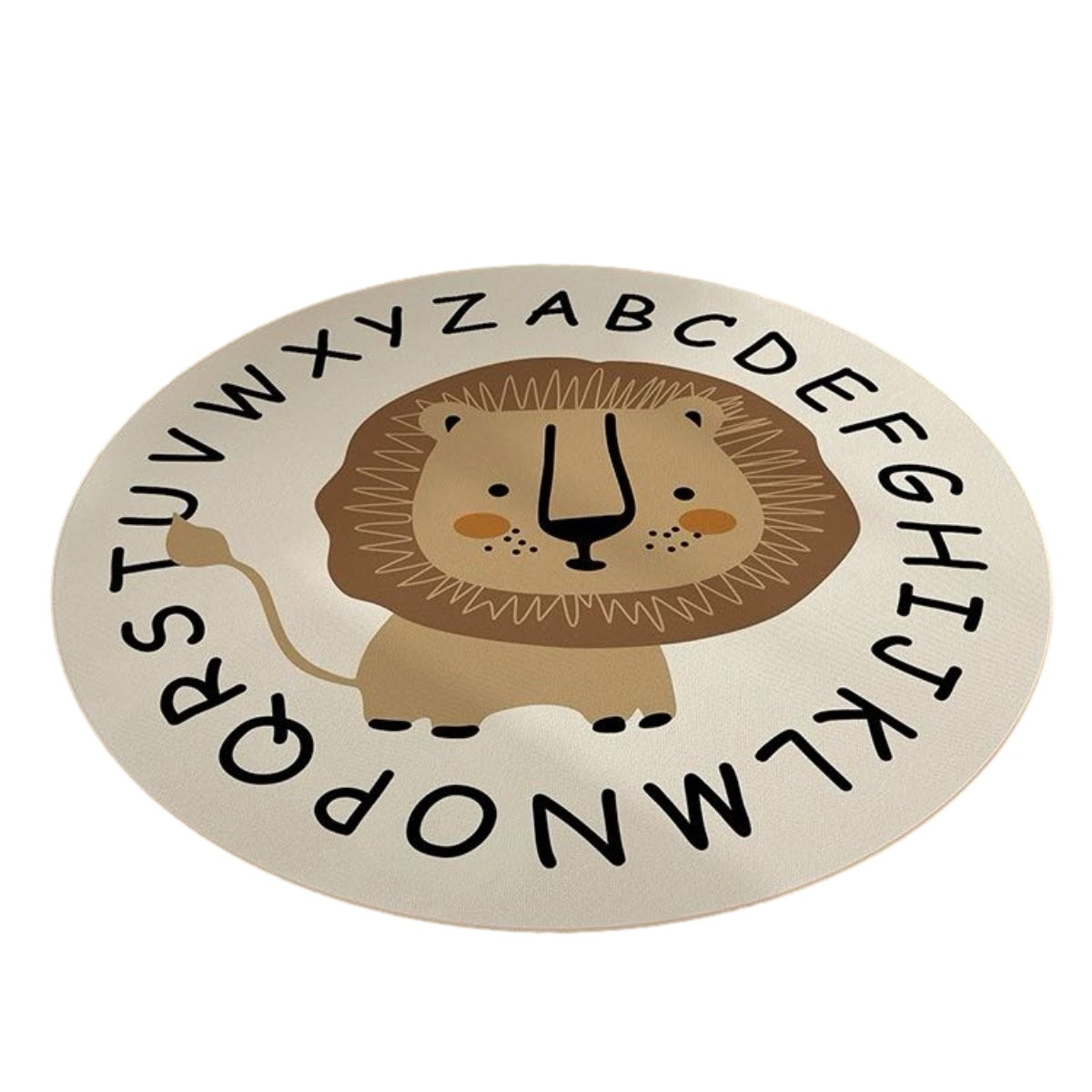Round Children's Playful Rug