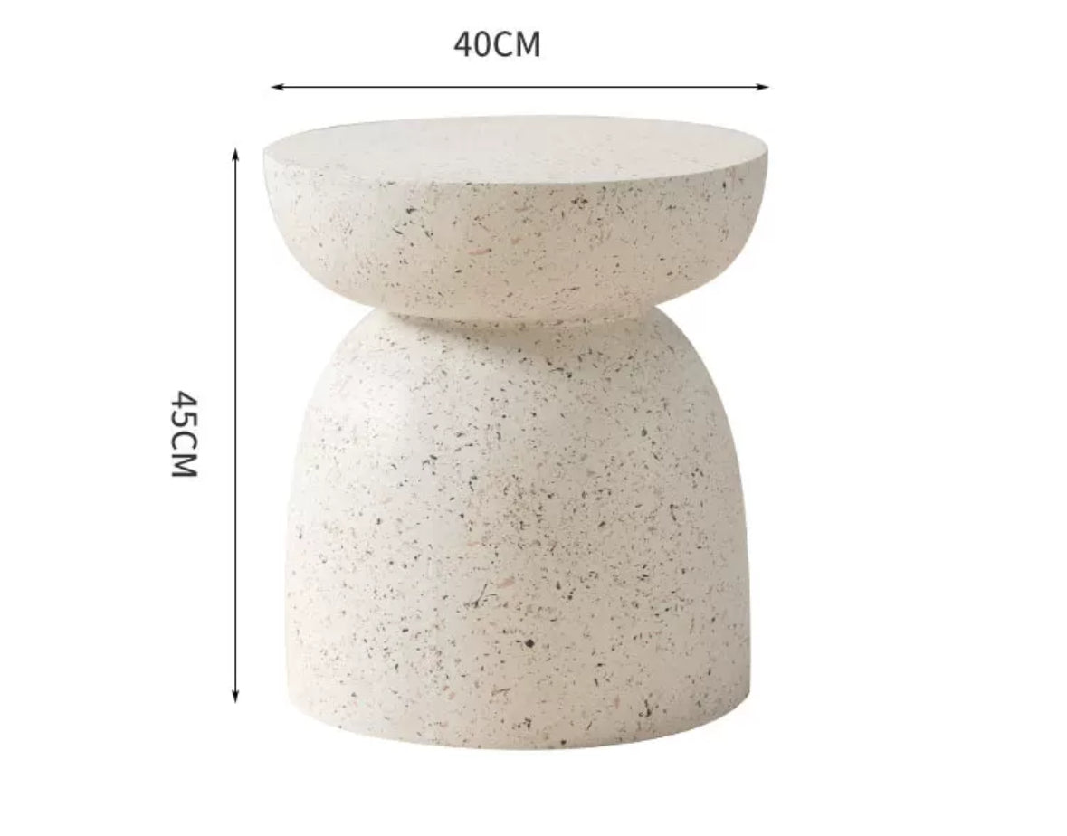 Nordic Creamy Style Designer Side Table