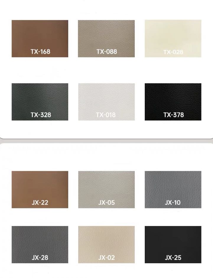 Genuine Leather Tofu Block Back Leather Bedroom Bed