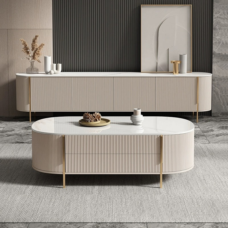 Italian-style Light Luxury TV Cabinet