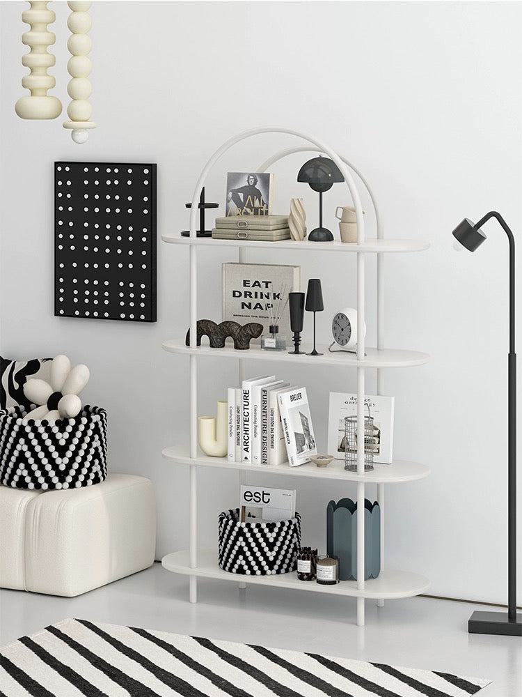 Nordic Style Minimalist Modern Iron Display Shelf Storage Rack