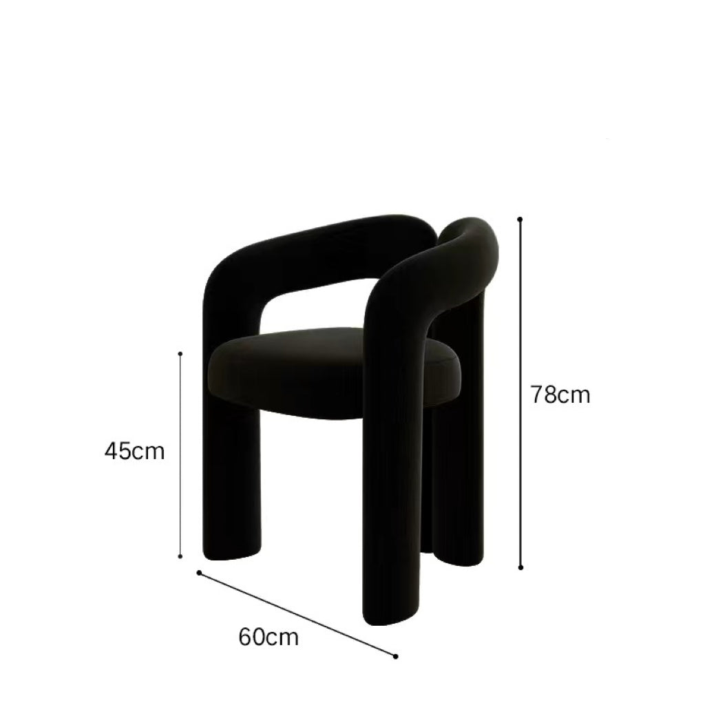 Nordic Irregular Shape Sofa Single Chair