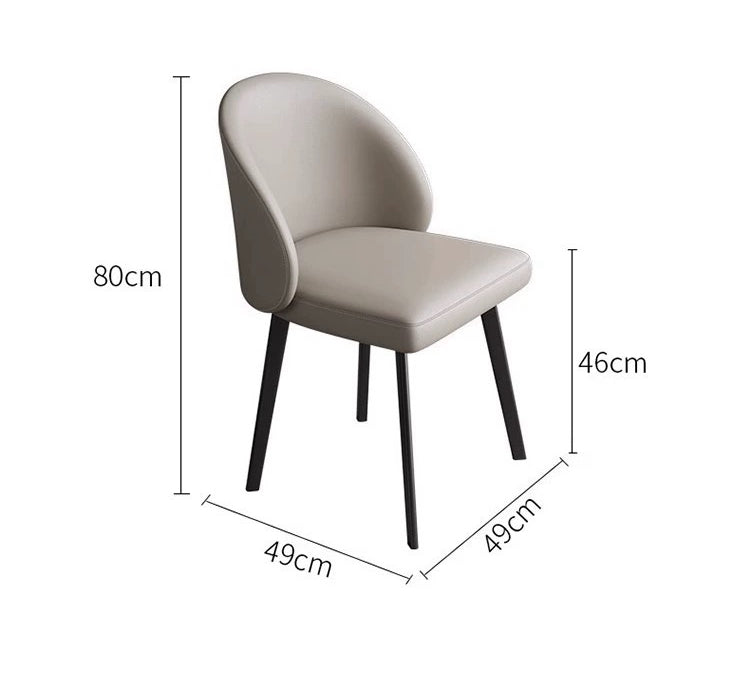 Nordic Style Light Luxury Rectangular Slate Dining Table