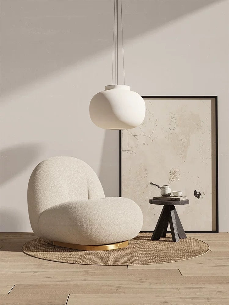 Nordic Style Minimalist Pear-Shape Sofa Chair