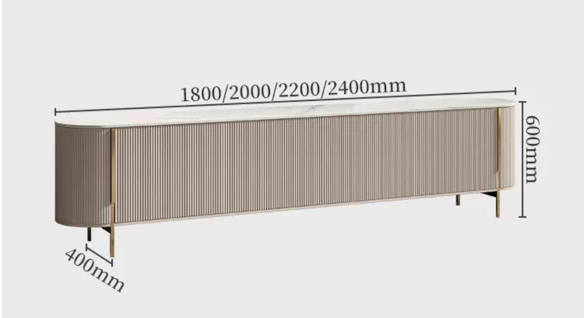 Italian-style Light Luxury TV Cabinet