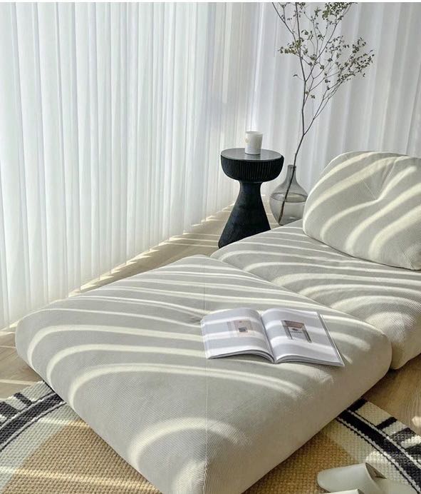Nordic Style Fabric Single Modular Sofa