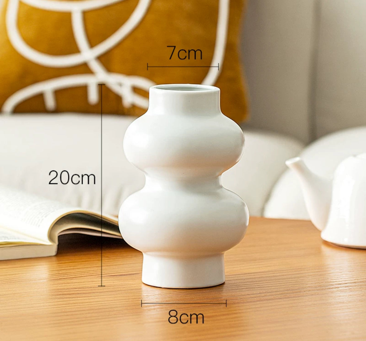 Nordic Style Gourd-Shaped Vase