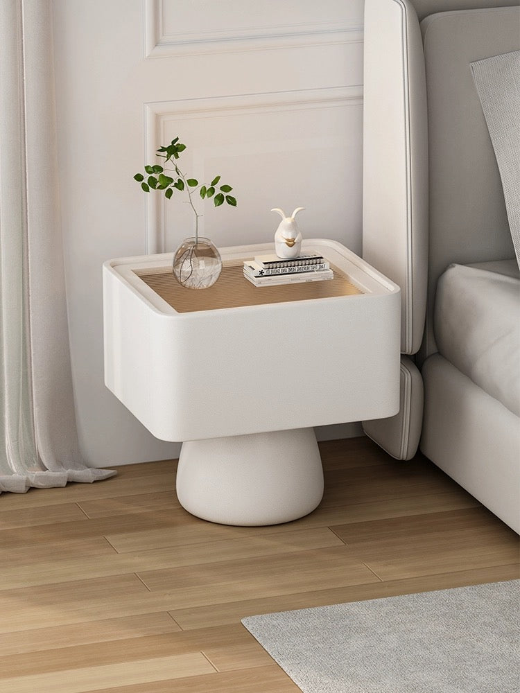 Nordic Style Designer Solid Wood Bedside Table