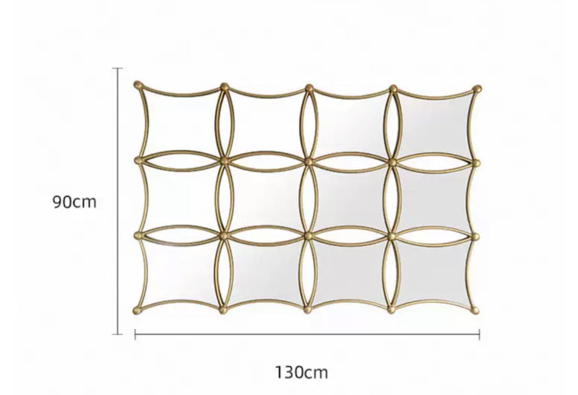 Luxury Entryway Mirrored Wall Decor