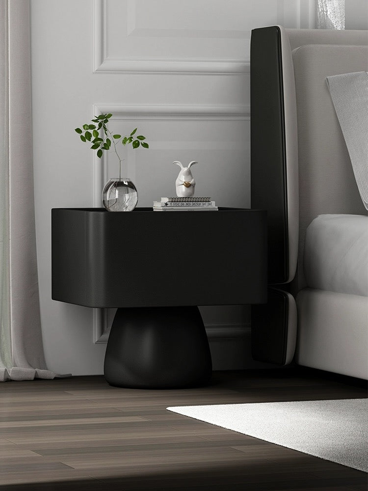 Nordic Style Designer Solid Wood Bedside Table