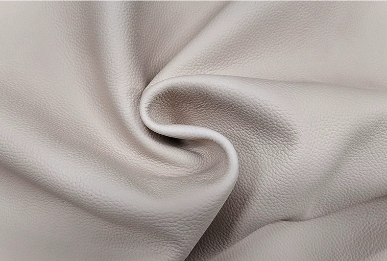 Minimalist and Durable Genuine Leather Sofa