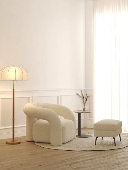 Elegant Luxury Lamb Plush Sofa