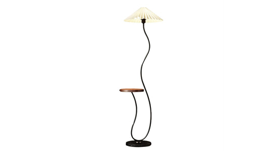 INS Style Pleated Lampshade Floor Lamp
