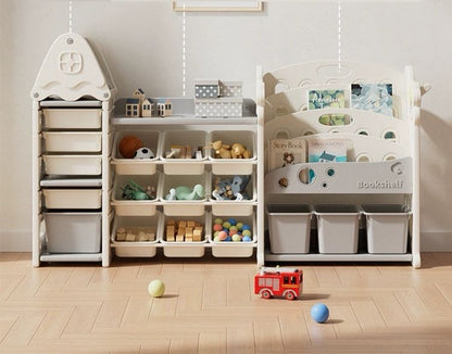 Children's Toy and Book Storage Shelf