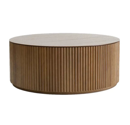 Nordic Simple Solid Wood Round Coffee Table