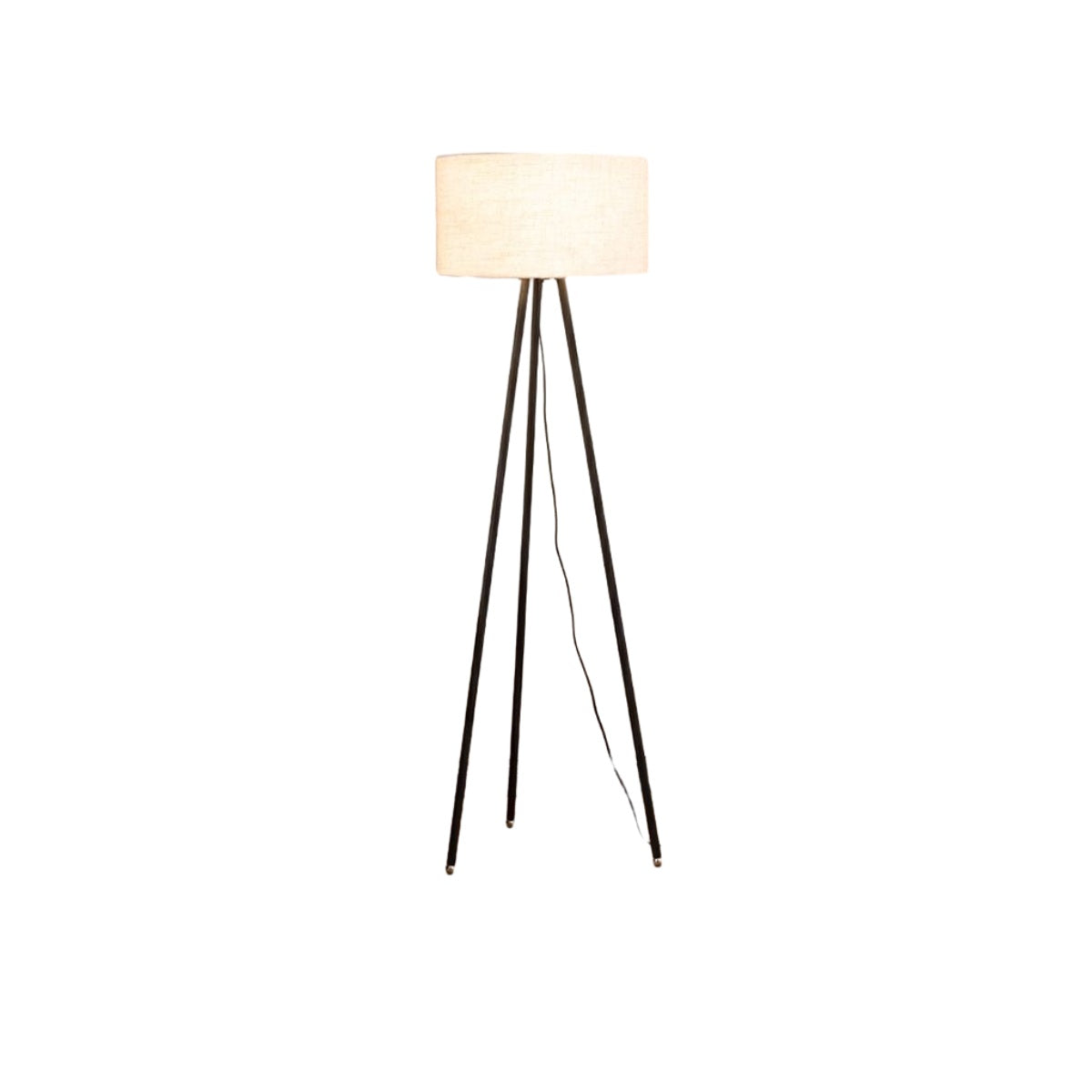 Nordic Linen Lampshade Floor Lamp
