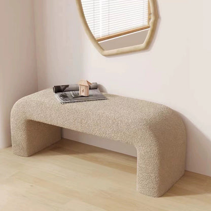 Nordic Style Practical Rectangular Shoe-Changing Bench/Bed End Stool