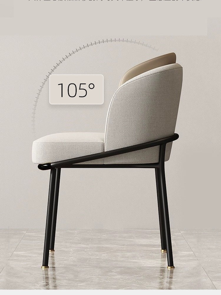 Nordic Style Light Luxury Single Dining Chair