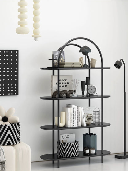 Nordic Style Minimalist Modern Iron Display Shelf Storage Rack