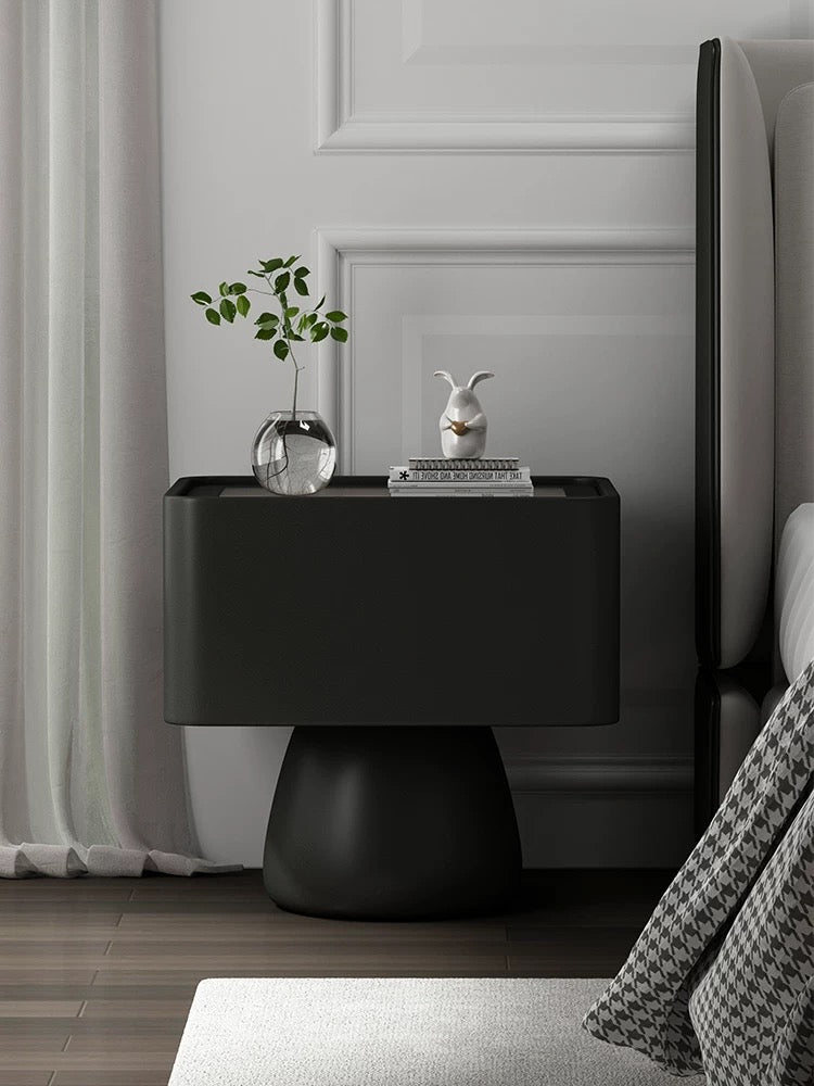 Nordic Style Designer Solid Wood Bedside Table