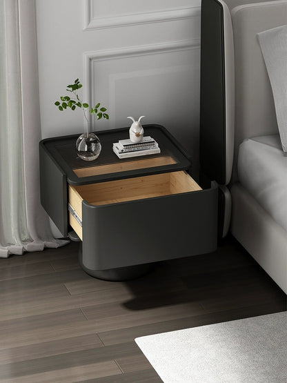 Nordic Style Designer Solid Wood Bedside Table